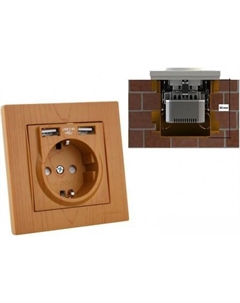 Розетка Rita 2220 619 0258 Mutlusan