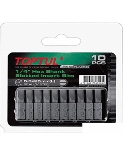 Набор бит FSAA085EG (10 предметов) Toptul