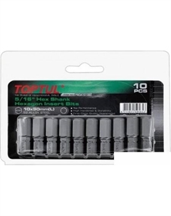 Набор бит FSDA1004G (10 предметов) Toptul