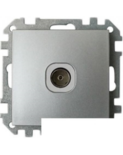 Розетка телевизионная Стиль ТР-043 (серебристый) Bylectrica