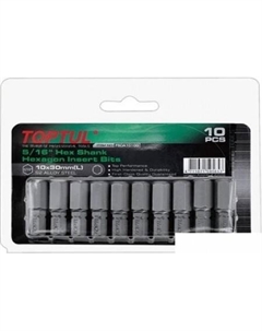 Набор бит FSDA1007G (10 предметов) Toptul