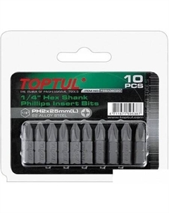 Набор бит FSBA0801G (10 предметов) Toptul