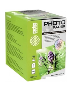 Фотобумага Глянцевая 10x15 200 г/кв.м. 500 листов(CS-GA6200500) Cactus