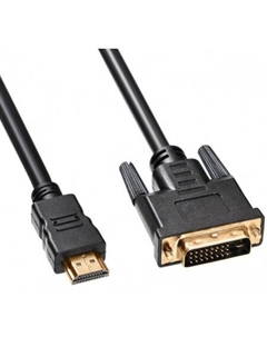Кабель HDMI-19M-DVI-D-3m Buro