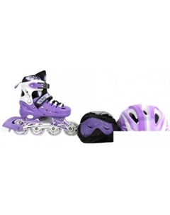 Роликовые коньки LF-905BT-PU 31-34 (фиолетовый) Fora