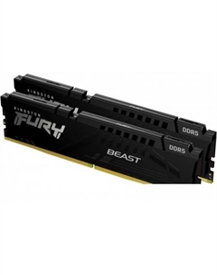 Оперативная память FURY Beast 2x32ГБ DDR5 6400 МГц KF564C32BBK2-64 Kingston