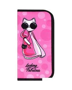 Пенал Фешн кошка 59495 (розовый) Feniks