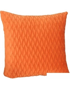 Декоративная подушка Велюр/2-х камерная 45x45 (апельсин) Бояртекс