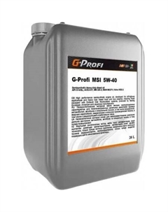 Моторное масло G-Profi MSI 5W-40 20л G-energy