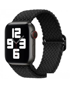 Ремешок Wick из плетеного нейлона для Apple Watch 38/40/41mm (черный) Rumi
