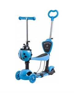 Трехколесный самокат Saddle Pro 2019 120SB.DISCOKIDS.BL9 (синий) Novatrack