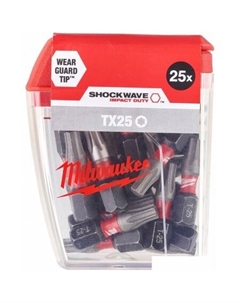 Набор бит 4932430880 (25 предметов) Milwaukee