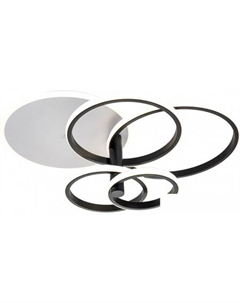 Люстра средней высоты Contour 10213/4 LED*84+24W White/Black Escada