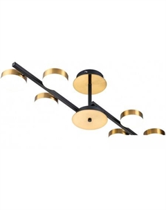 Люстра средней высоты Alcor 10266/6 LED*95W Black/Brass Escada