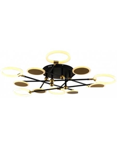 Припотолочная люстра Cassiopeia 10247/12 LED*90W Black/Gold Escada