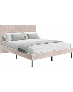 Кровать Novel 140x200 26011201 (велюр бежевый) Нк мебель