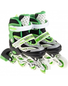 Роликовые коньки 8101-S-GN (р. 30-33) Favorit