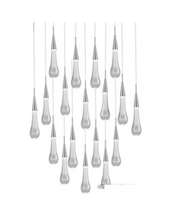 Подвесная люстра Гутта 07861-18A.02 (хром) Kinklight