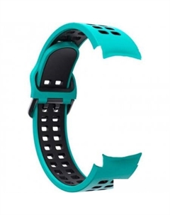 Ремешок Extreme силиконовый для Samsung Galaxy Watch4/5/6 (20 мм, бирюзовый/черный) Rumi