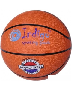 Баскетбольный мяч 7300-3-TBR (3 размер, оранжевый) Indigo