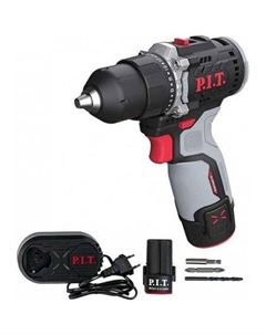 Дрель-шуруповерт PBM12K-10B/2 (с 2-мя АКБ, кейс) P.i.t