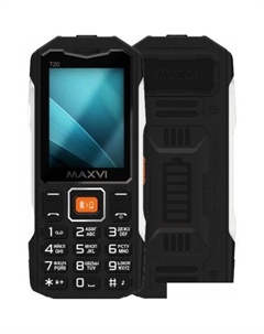 Кнопочный телефон Maxvi T20 (черный)