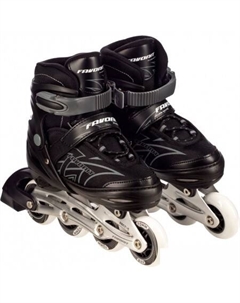 Роликовые коньки PW-155B-4BK (р. 40-43) Favorit