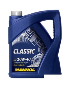Моторное масло CLASSIC 10W-40 5л Mannol