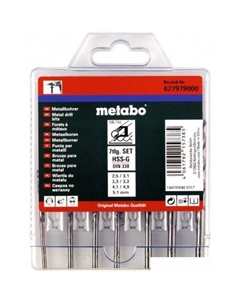 Набор сверл HSS-G 627979000 (7 шт) Metabo