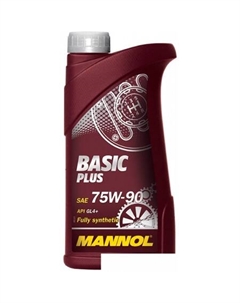 Трансмиссионное масло Basic Plus 75W-90 API GL 4+ 1л Mannol