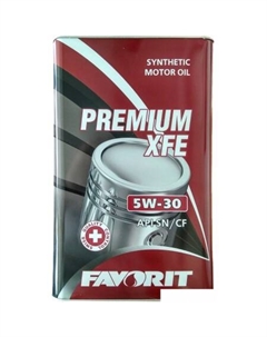 Моторное масло Premium XFE 5W-30 metal 5л Favorit