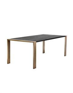 Обеденный стол plat коричневый 220x75x100 см Icon designe