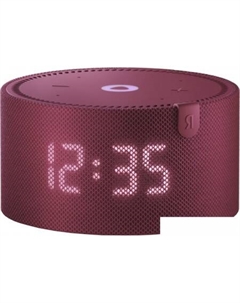 Умная колонка Станция Мини 2 с часами (красный гранат) Яндекс