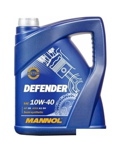 Моторное масло Defender 10W-40 5л Mannol