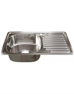 Кухонная мойка 535614 (левая, полированная, 0.8 мм) Mixline