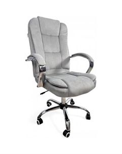 Офисное кресло Bravo (серый велюр) Calviano