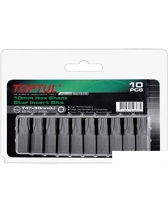 Набор бит FSEA1255G (10 предметов) Toptul