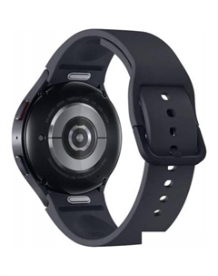 Ремешок Sport силиконовый для Samsung Galaxy Watch4/5/6 (20 мм, черный) Rumi