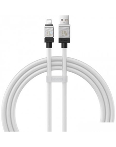 Кабель CoolPlay Series USB Type-A - Lightning (1 м, белый) Baseus