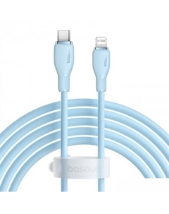 Кабель Pudding Series USB Type-C - Lightning (2 м, голубой) Baseus