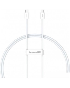 Кабель Superior Series 2 Fast Charging Data Cable 100W USB Type-C - USB Type-C (1 м, белый) Baseus