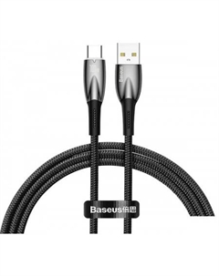 Кабель Glimmer Series Fast Charging Data Cable USB Type-A - Type-C 100W CADH000401 (1 м, черный) Baseus