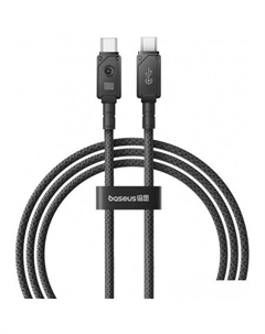 Кабель Unbreakable Series USB Type-C - USB Type-C (1 м, черный) Baseus