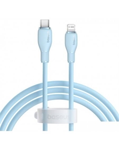 Кабель Pudding Series USB Type-C - Lightning (1.2 м, голубой) Baseus