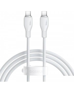 Кабель Pudding Series Fast Charging Cable 100W USB Type-C - USB Type-C (1.2 м, белый) Baseus