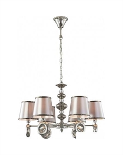 Люстра средней высоты Lancashire 670/6S E14*40W Nickel Escada