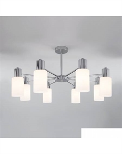 Люстра средней высоты 70160/8 (хром) Евросвет
