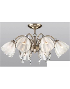 Припотолочная люстра 30155/8 (античная бронза) Евросвет