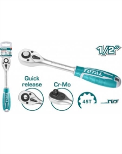 Вороток с трещоткой THT106126 Total