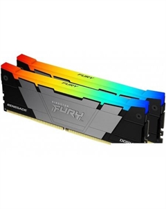 Оперативная память FURY Renegade RGB 2x8ГБ DDR4 3600МГц KF436C16RB2AK2/16 Kingston